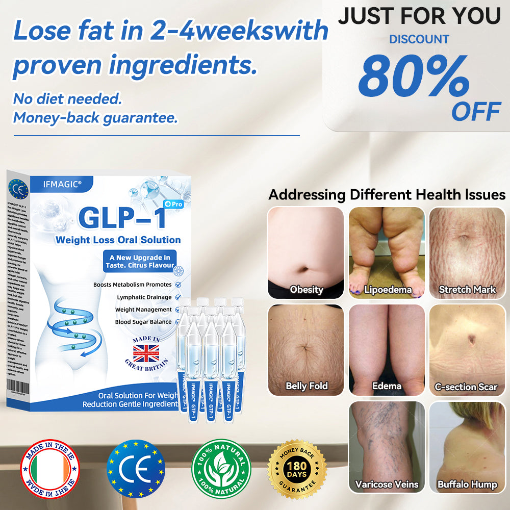 IFMAGIC® GLP-1 Pro Weight Loss Oral Solution💧Beaumont Hospital Doctor Recommendations👩⚕️Suitable for chronic diseases, obesity, diabetes, cardiovascular diseases👍