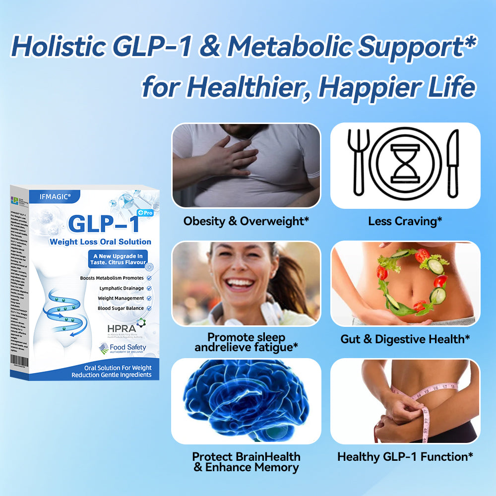 IFMAGIC® GLP-1 Pro Weight Loss Oral Solution💧Beaumont Hospital Doctor Recommendations👩⚕️Suitable for chronic diseases, obesity, diabetes, cardiovascular diseases👍
